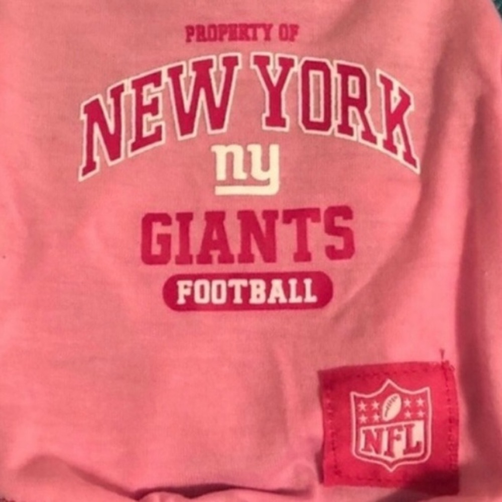 New York Giants NY pink t-shirt  NFL for dogs XS. NWT - Picture 3 of 5